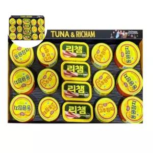 참치 동원 튜나리챔 선물세트 (쇼핑백 포함) 64호 1개