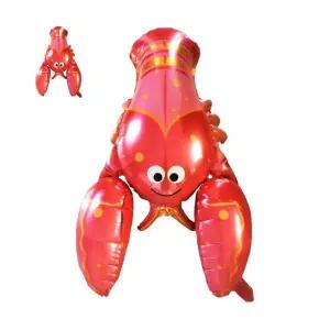 풍선 바다 가재 동물 은박 호일