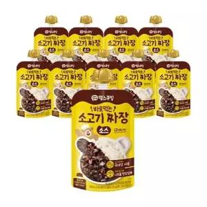 남양 맘스쿠킹 바로먹는 소고기 짜장소스 100g 10개