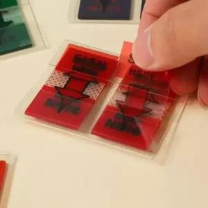 (타입 5종세트)형광 스티커 북갈피 5종 세트 컬러 사무용품 북스토퍼