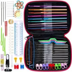 코바늘 막음코 홋수별 세트 돋바늘 바늘 100종 뜨개질 초보