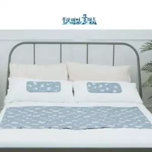 ( )쿨매트 더블세트(더블매트+베개2개) 여름 냉감매트