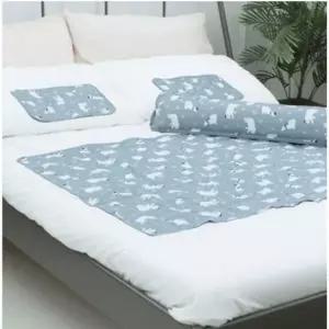 ( )쿨매트 더블세트(매트+베개+쿨부인) 여름 냉감매트