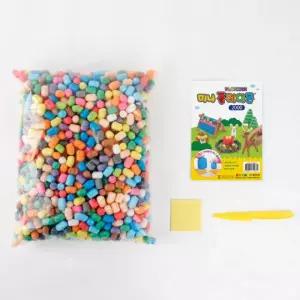 물부치 미술키트 혼합 옥수수콘놀이 아이들 창의력 증진용 2000p