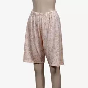 여성 플라워 나염 인견 5부 슬립 바지 (HSJ-WF2F3FF)