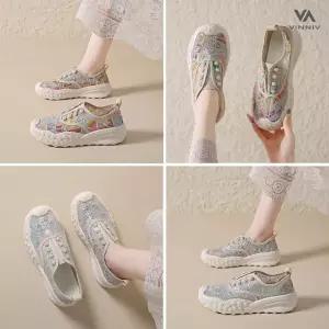 [비니브] 스팽글밴드 통풍 운동화