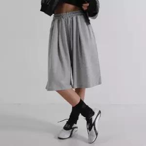 여성 봄 여름 무지 면 핀턱 밴딩 반바지 버뮤다팬츠 커플반바지 PN0536S 빅사이즈 루즈핏