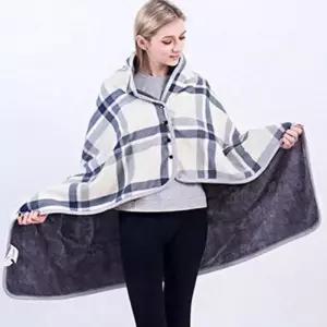 양털 체크똑딱이 무릎담요 블랭킷 추천 극세사 잇템 치마 망토