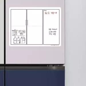 ( )유리용 냉장고 화이트보드 마그보드 스케줄 사무용품 사각