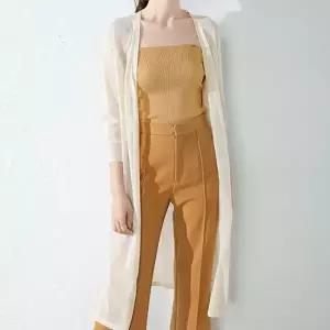 내추럴 7부소매 9컬러 페미닌 롱 가디건 LK-G003