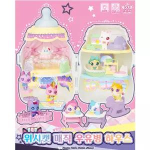 위시캣 불빛이 반짝반짝 매직 우유병 하우스 베이비