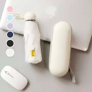 파스텔 미니 우양산 5단 우산 자외선차단 휴대용