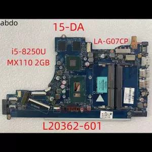 호환  I3-7020U i5-8250U I7-8550U PM이 포함된 HP 15-DA 노트북 마더보드용 EPK50 LA-G07CPLA-G07AP