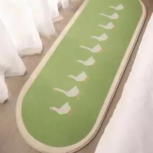 ( )침실 거실 오리가족 대형 극세사 발매트 욕실 매트