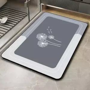 물흡수 예쁜 모던 규조토 발매트 욕실 미끄럼 방지 규조토발 발수건 현관 러그 카페트발