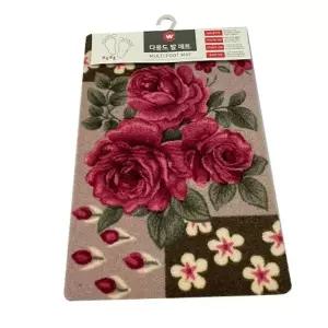 ( )W 장미 발매트 38 58cm 주방매트 다용도매트 싱크대매트