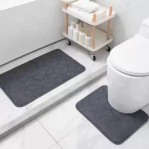 화장실 주방 욕실 변기 현관 발매트 매트 발판 2종세트