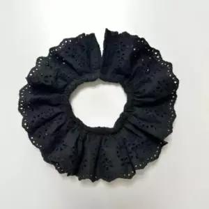 [반려] 레이스 고양이 케이프 스카프 블랙 고양이