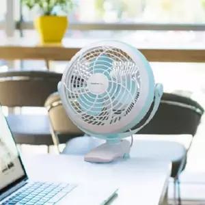( )탁상형 클립팬 선풍기 스탠드 겸용 소형 USB 사무실 거실 랜덤 유니맥스1801