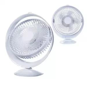 ( )데스크 선풍기 쿨링팬 거치대형 USB 360도 회전 탁상형 침실 사무실
