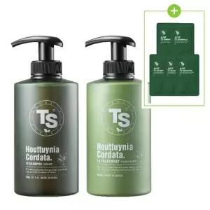 TS 어성초 샴푸 + TS 어성초 트리트먼트 + 6g 샴푸 5개