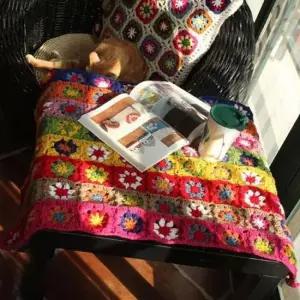 스칸디나비아 뜨개질 식탁보 B형 뜨개질 북유럽디자인