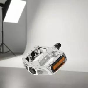 알루미늄 평페달 로드 자전거 발판 논슬립 핀 교체형 세트