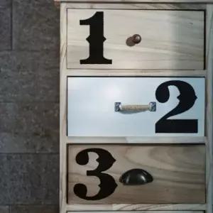 스텐실 알파벳 숫자 도안 도장 8인치