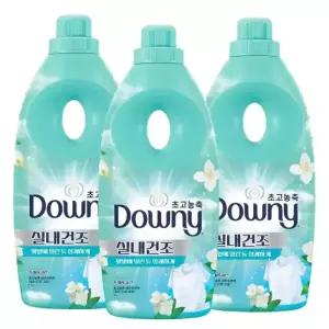 다우니 초고농축 섬유유연제 실내건조 섬유유연제 본품 1L 3개