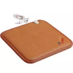 개인용 1인용 전기 방석 물걸레 황토색 전기 방석 소형 온열