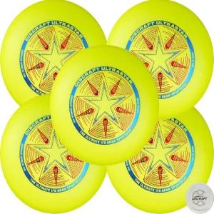 디스크래프트 울트라스타 연습 5팩 - 얼티밋 디스크 반투명 노란색