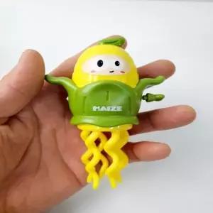 (색상 댄싱콘 옥수수)다리가 흐물흐물 움직이는 빙글빙글 옥수수 댄싱콘 춤추는 장난감 크리스마스 선물 어