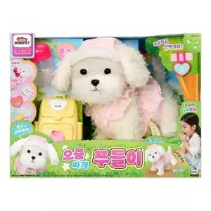 ( )오줌싸개 푸들이 1개 강아지 아기 동물 애착인형 장난감 인형 크리스마스 어린이날 선물