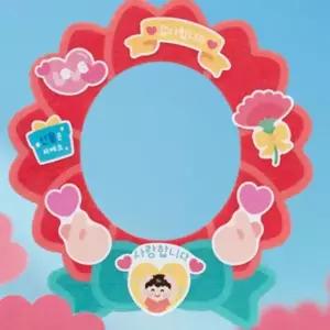 어버이날 이벤트용 카네이션 인간 화환 가면 만들기 세트