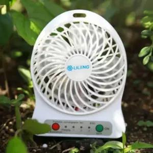 ( )USB 선풍기 가정용 사무실 테이블 미니 화이트