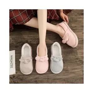 루미나D 거실화 층간소음 리본 덧신 실내화 슬리퍼 학교