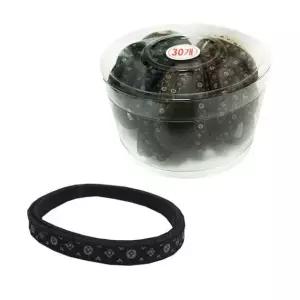 DIY아 기본 납작고무줄 30P 코사지통 머리끈헤어밴드