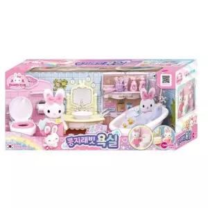 원앤원 콩지래빗 욕실 역할놀이 인형 어린이 유아