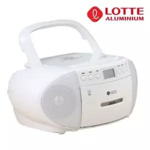 플레이어 롯데핑키880화이트 카셋트플레이어 CD 라디오 MP3