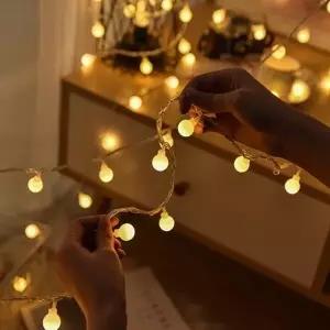 LED앵두전구 크리스마스 트리조명 USB 줄조명 80구