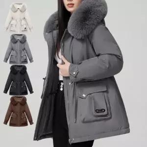 안감 퍼카라 누빔 여성 겨울 패딩 점퍼 LED-BM-231