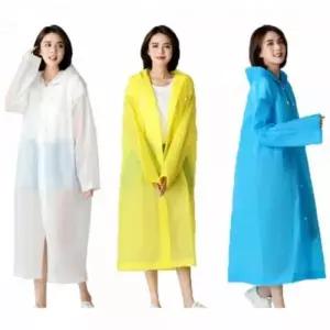 EVA 재질 남녀공용 우비 우의 비옷 레인코트