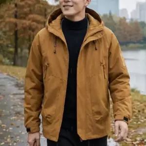 남성 간절기 봄 후드집업 바람막이 야상 윈드브레이커
