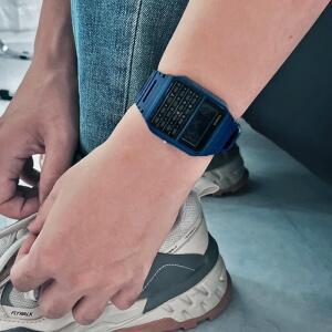 CASIO 카시오 데이터뱅크 디지털시계 네이비