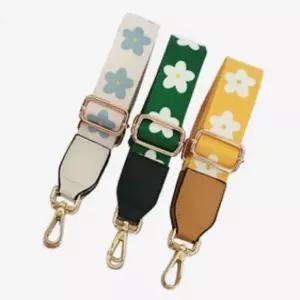 플라워 웨빙 스트랩 핸드백끈 가방줄 가방부자재 핸드백어깨끈