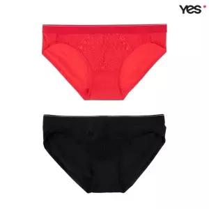 [롯데백화점]예스 FOLLOW YOUR LOVE 아웃밴드 삼각팬티 YSWPY105