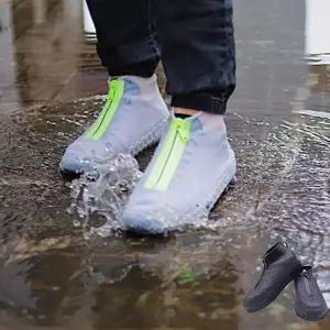 실리콘 신발방수 레인커버 장화 레인부츠 슈즈덮개 XL 미끄럼방지