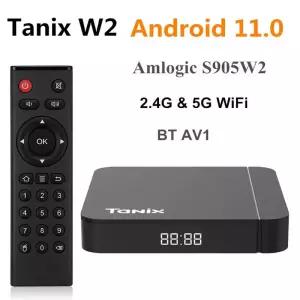 셋톱박스 HDR 비디오 플레이어 안드로이드 11 Tanix W2 TV 박스 Amlogic S905W2 2G 16G 4G 32G 64G H265 3D