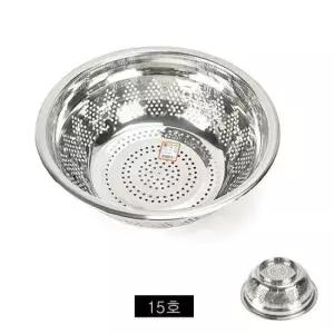 스텐채반 업소용 타공 스텐 다라이 채반 스텐볼 15호