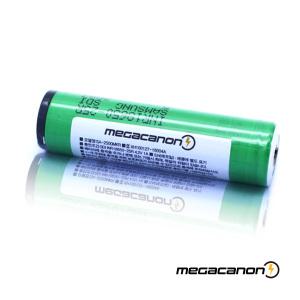 메가캐논 18650 삼성SDI INR18650-25R 20A 고방전 보호회로 MEGACANON 2500mAh